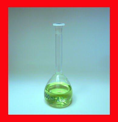 Volumetric Flask Class A 500 mL w/plastic stopper 500mL