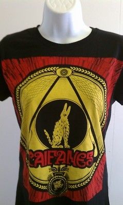 CAIFANES WOMENS T SHIRT NEW RARE T SHIRT SPANISH ROCK BAND SM MED LG 