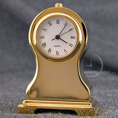 miniature clocks gold banjo mini mantle clock 