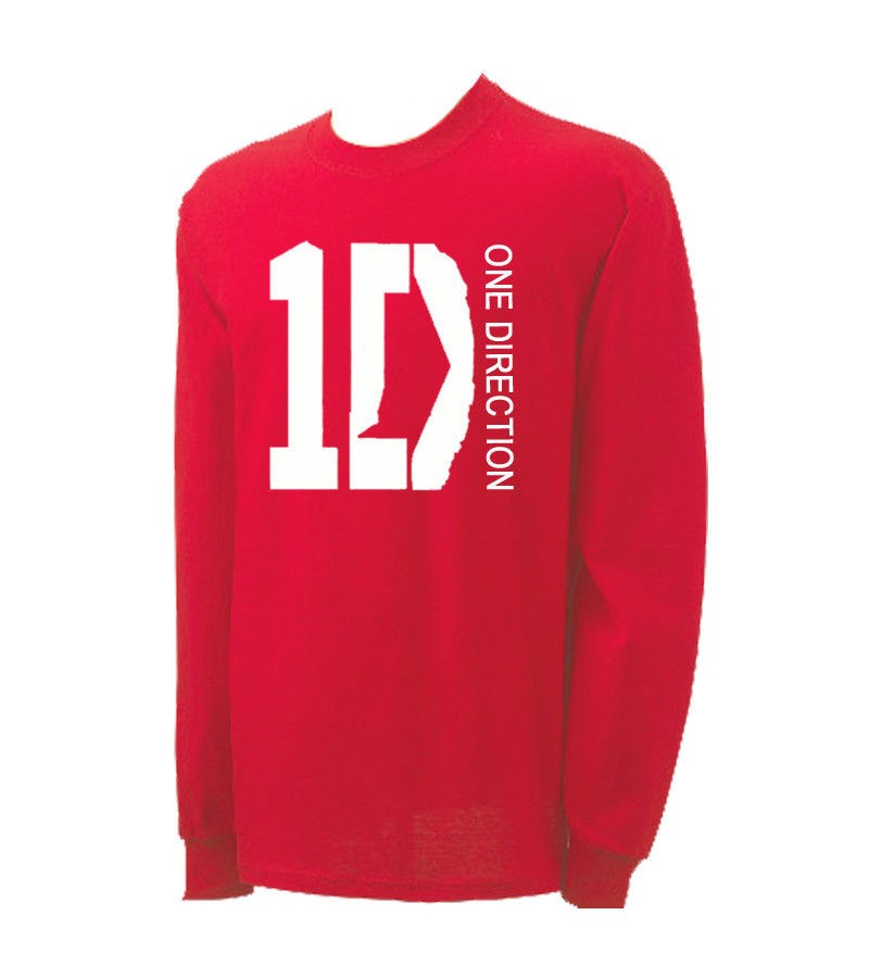   Longsleeve T Shirt 1D British Boy Band Niall Harry Zayn S 5XL