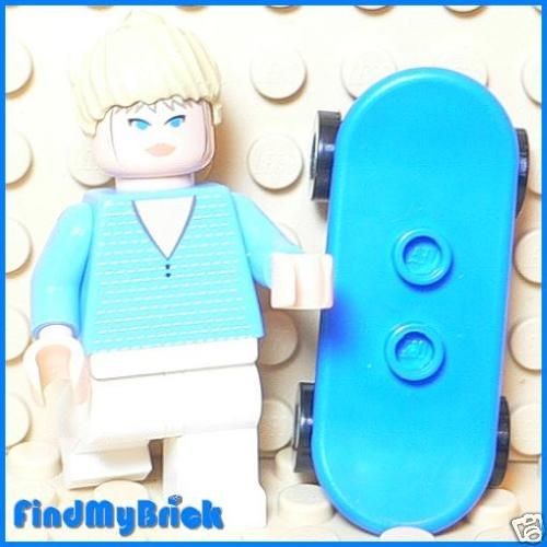 M107 Lego Juno Eclipse Minifigure with Skateboard   NEW