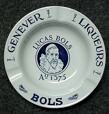 LUCAS BOLS GENEVER LIQUEURS ASH TRAY, MAESTRICHT, HOLLAND