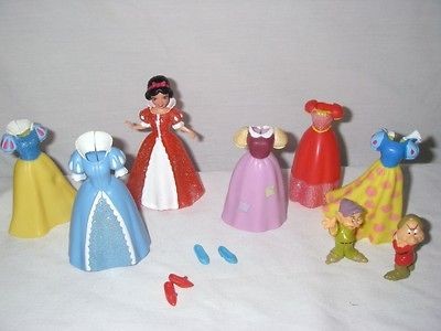 Polly Pocket Snow White Doll~Clothes~S​hoes~Dwarfs