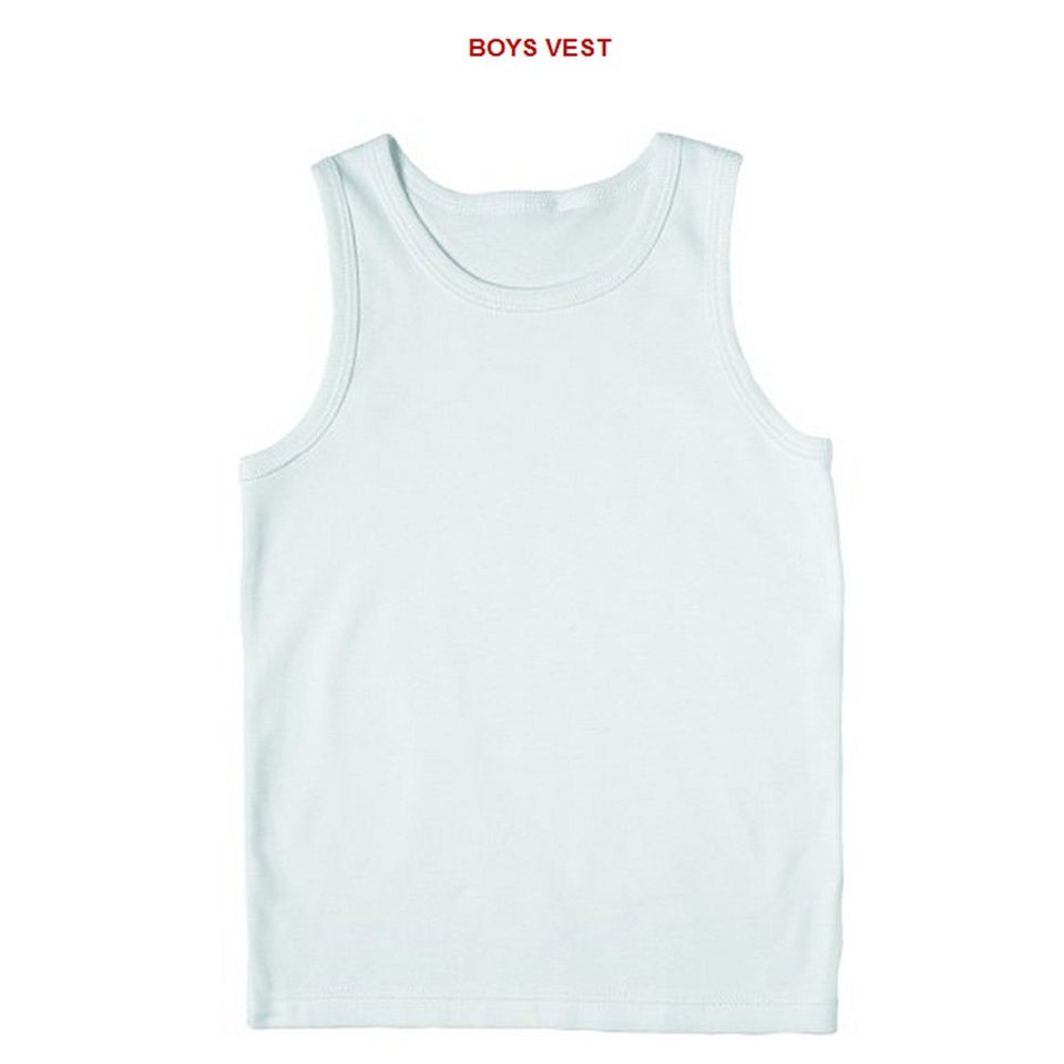 PACK BOYS VEST TANK TOP PE NEW SCHOOL UNIFORM NEW 20