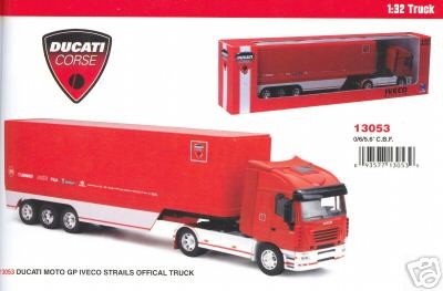 New Ray Iveco Ducati Corse Moto GP Race Team Semi 132