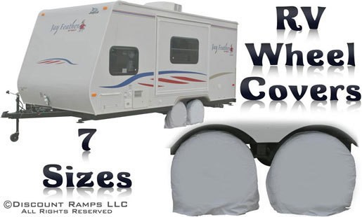 TIRE WHEEL COVERS RV CAMP​ER TRAILER CAR​ TRUCK 40   42 (65387)