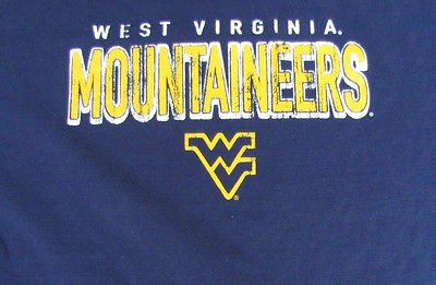   VIRGINIA Mountaineers T Shirt SIZE XL University NCAA Logo College WVU