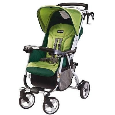 Peg Perego Vela Easy Drive Stroller   Myrto Green