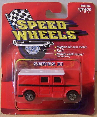 ctd Maisto 2003 Speed Wheels Series XI Armored Truck red/wt/b​lk