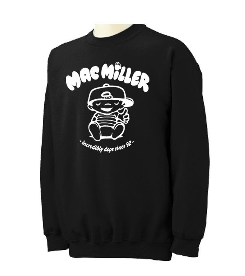 MAC MILLER Crewneck Sweatshirt most dope hip hop rap most dope Crew 