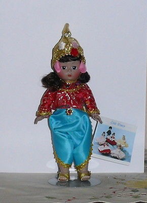 MADAME ALEXANDER 8 INCH DOLL THAILAND 567 WITH BOX ,TAG & STAND