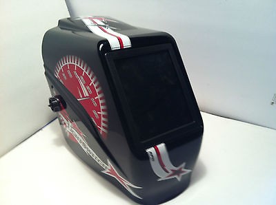 NICE WELDING HELMET / HOOD RACE RPM JACKSON NEW, WITH #10 FIXED LENS