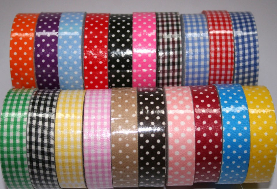 Washi Tape Cotton 15mmx 4m Roll Decorative Sticky Paper Masking Tape 