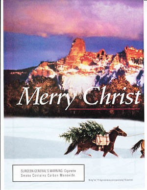 MARLBORO cigarettes magazine PRINT AD   Holiday Season