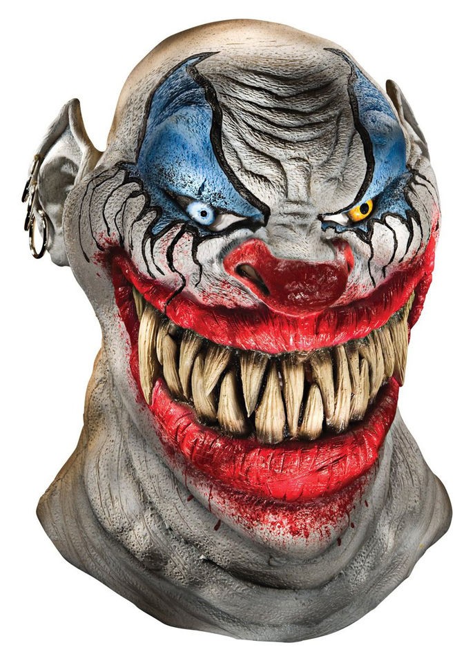 Chopper The Clown Mask Scary Clown, Circus, Carnival Halloween Masks