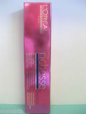 Loreal Richesse Demi Permanent Hair Color Creme (Pink Box) Clr,# 6,7,8 