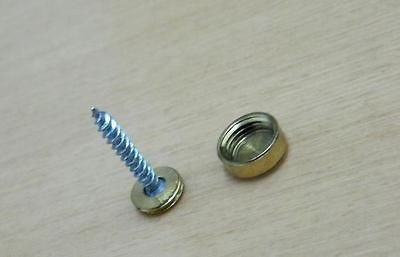   golden solid copper decorative screw cap advertising mirror nail 14mm