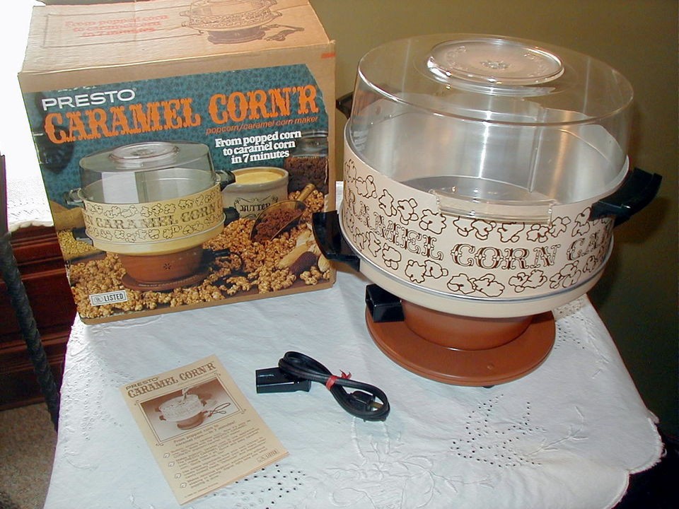 Vintage Cornpopper Presto Electric Corn Popper Carmel Corn UNUSED