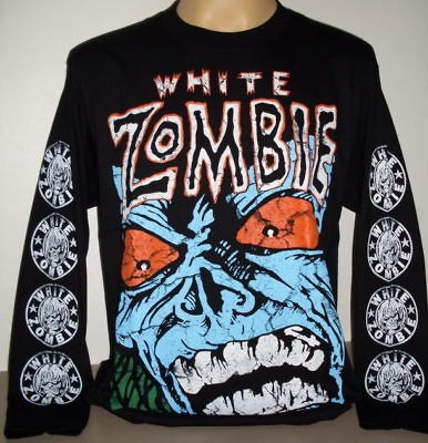 White Zombie Rob Zombie long sleeve T Shirt Size 2XL new Metal Band