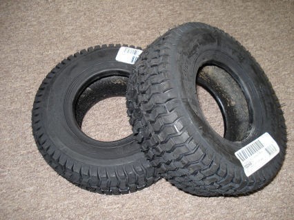 TWO New 11X4.00 5 Carlisle Turf Saver Lawn Mower Tires