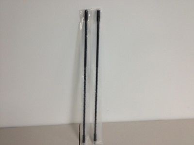   36 BLACK FIBERGLASS CB ANTENNA WHIPS NEW FOR COBRA, UNIDEN, MIDLAND