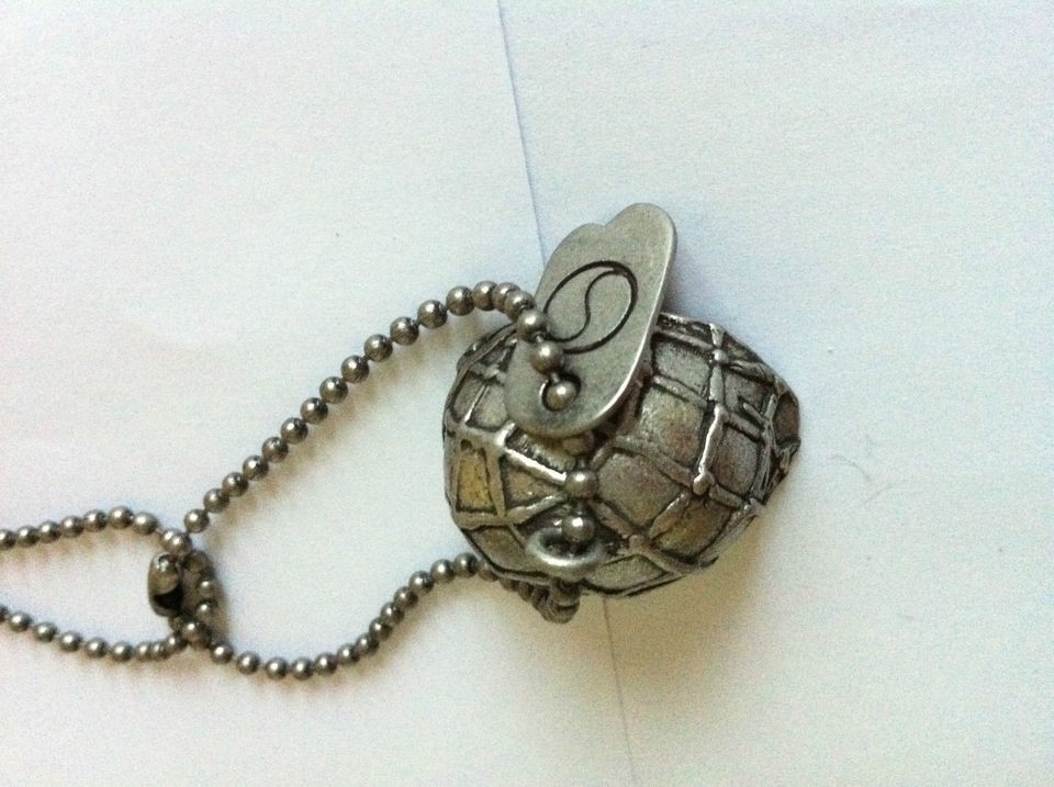 DMZ Necklace with The Steel Helmet, JSA Souvenir, Korean Military 