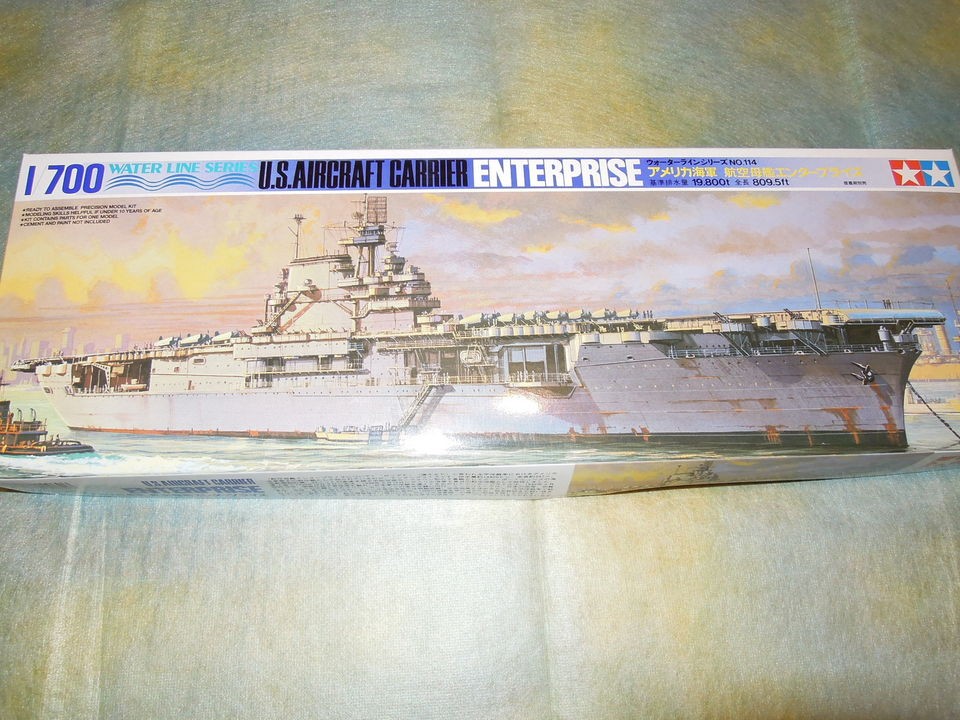 Tamiya 1/700 U.S. Aircraft Carrier Enterprise Model Military Ship Kit