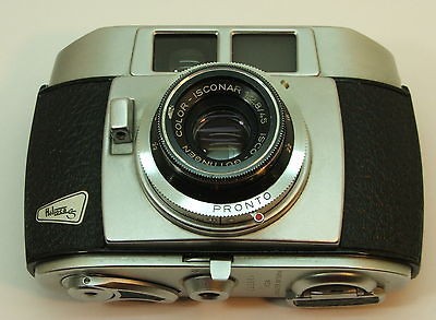 BALDA HELIOCA ALUMINUM 35MM COMPACT CAMERA WITH UNUSUAL QUICK WINDER