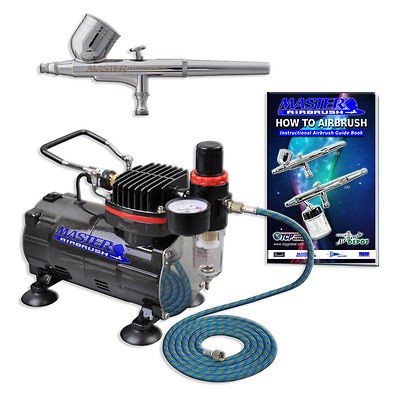    Action AIRBRUSH KIT SET Air Compressor Spray Auto Paint Hobby Craft