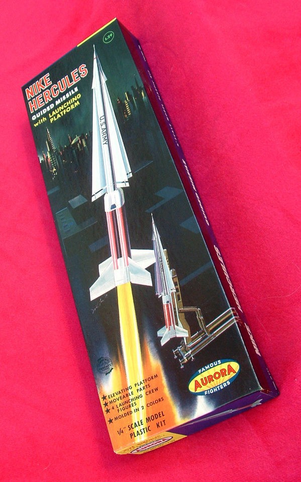   379 Nike Hercules w/Launcher , Orig.1959, MINT, Rocket in FSBg, 1/48