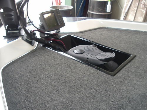 Minn Kota, MotorGuide, Recessed Trolling Motor Tray.