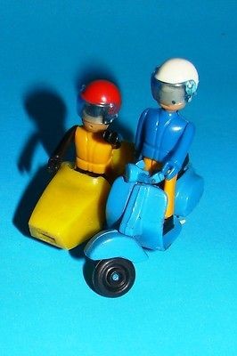 VESPA LAMBRETTA SCOOTER MOTORBIKE CYCLE SIDECAR DIECAST GUISVAL 