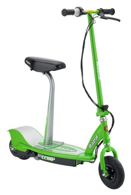 Razor E200S Seated Electric Motorized Scooter (Green)