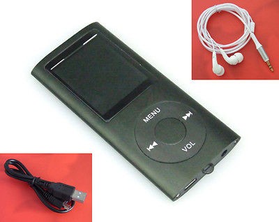 Black 8GB 1.8 LCD Screen  MP4 Media Video Player Music Radio FM Up 