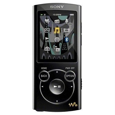 New Sony S Series 8GB Video  Player Bundle NWZS764BTB Black