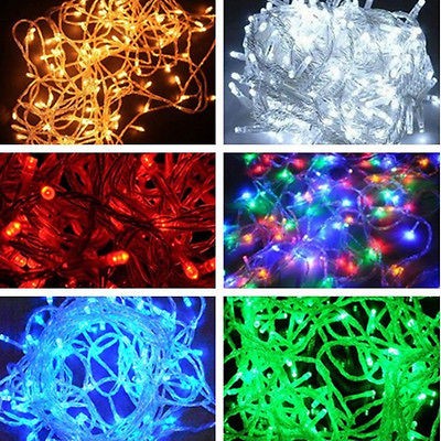 100 LED Christmas String Light Festival In/Out Door Tree Branches 