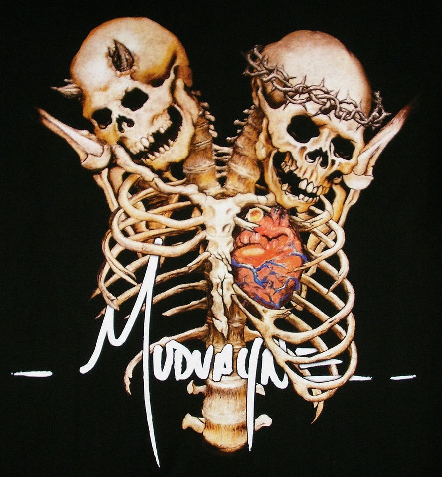 BRAND NEW COTTON MUSIC T SHIRT   MUDVAYNE   MEDIUM