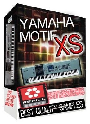 YAMAHA MOTIF XS REASON 4,5,6 REFILLS SAMPLES XS6 XS8 Every Patch 35 