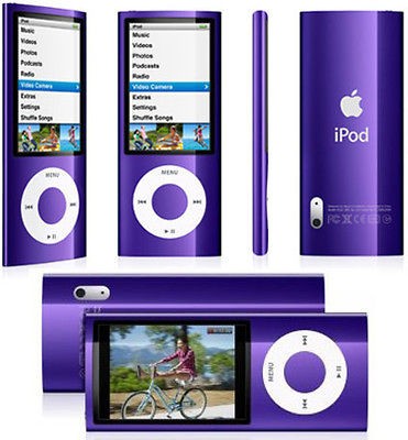 APPLE IPOD NANO 5TH GEN w/HD VIDEO CAMERA+MULTI_B​ONUS NEW FACTORY 