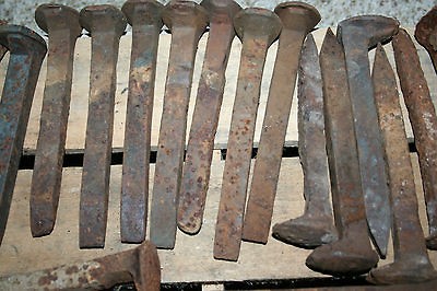 LOT OF 120 MISSOURI RAILROAD 6.5 INCH SPIKES FOR BLACKSMITHING HIGH 