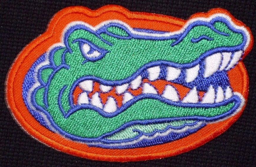   OF FLORIDA UF GATORS NCAA CLASSIC LOGO IRON ON PATCH MADE IN USA