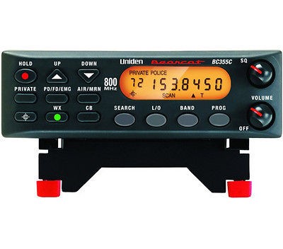 Uniden BC355C 800MHz 300 Channel Base Mobile Scanner Police Ham Radio