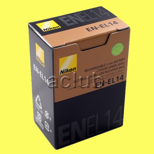 Genuine Nikon EN EL14 Battery ENEL14 for Coolpix P7000 P7100 D5100 