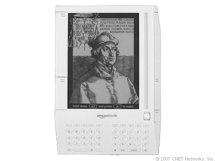  Kindle 1st Generation 250MB, Wi Fi, 6in   White