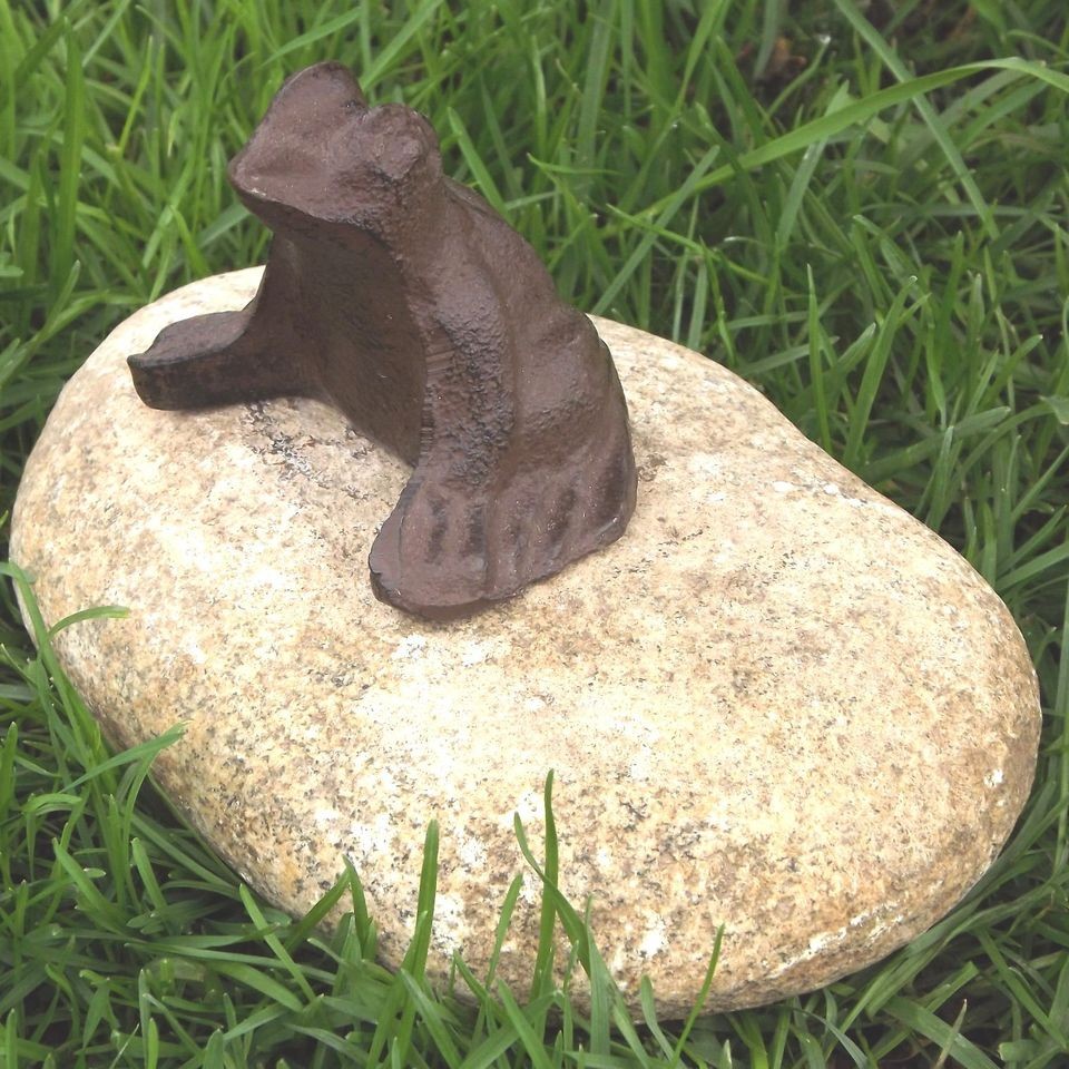   Animal on Natural Stone Garden Ornament / Doorstop Choice of Creature