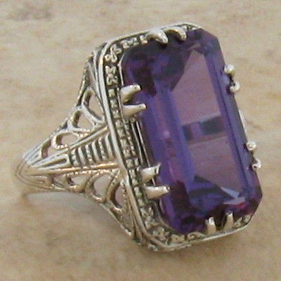 antique alexandrite ring in Vintage & Antique Jewelry