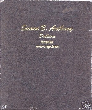 Dansco Coin Album 8180 Susan B Anthony Dollar with Proofs