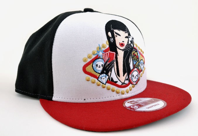 NEW TOKIDOKI TKDK NEW ERA VIVA LAS VEGAS GAMBLING CASINO GIRL SNAPBACK 