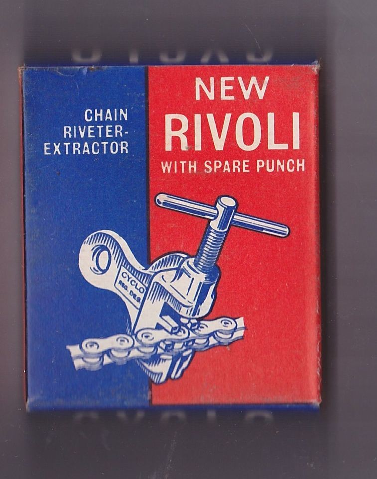 VINTAGE BICYCLE PART Chain Riveter Extractor   RIVOLI   MADE IN 