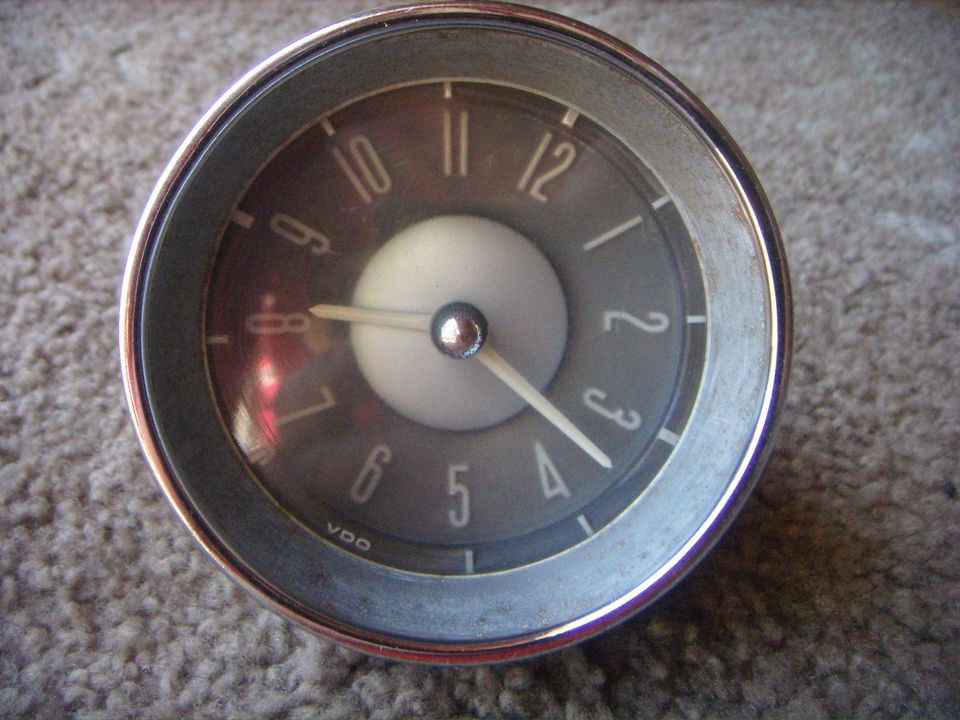 VW Type 3 Dash Clock. Kienzle 6 Volt. OE VDO Volkswagen. Fastback 